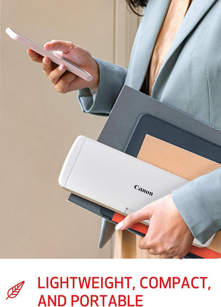 Canon imageFORMULA R10 - Portable Document Scanner, USB Powered, Duplex Scanning, Document Feeder, Easy Setup, Convenient, Perfect for Mobile Users, White