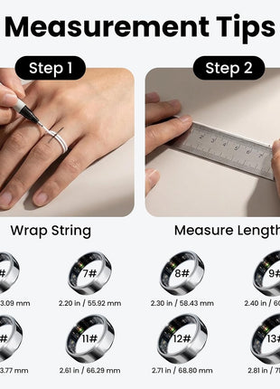 PAXAM Smart Ring for Women & Men Health & Fitness Tracker