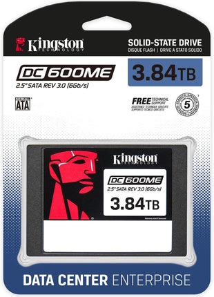 Kingston Enterprise 3840G DC600ME (Mixed-Use) | TCG Opal 2.5 inch SATA SSD | SEDC600ME/3840G