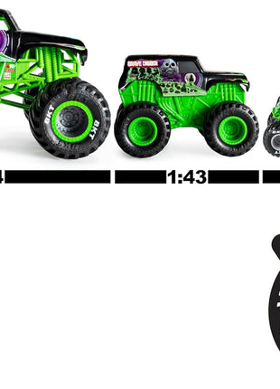 Monster Jam, Official Mini Mystery Collectible Monster Truck 12-Pack, 1:87 Scale, Great Gift for Birthday Parties