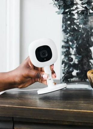 Nanit Pro Smart Baby Monitor & Flex Stand - 1080p Secure Wi-Fi Video Camera, Sensor-Free Sleep & Breathing Motion Tracker, 2-Way Audio, Sound & Motion Alerts, Night Vision, and Breathing Band - Silver