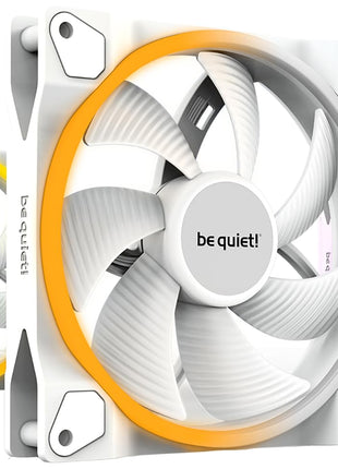 be quiet! Light Wings White 140mm PWM Triple Pack Premium ARGB Low Noise Cooling Fan | 4-Pin | BL102