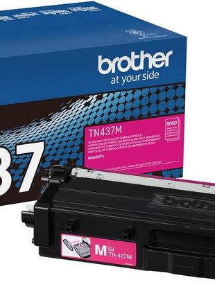 Brother Genuine TN437M Ultra High Yield Magenta Toner Cartridge