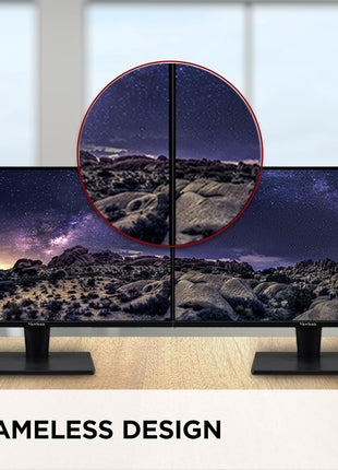 ViewSonic VS2725-2K 27 Inch QHD 1440p Monitor with 100Hz, HDMI, DisplayPort, and Variable Refresh Rate for Home and Office