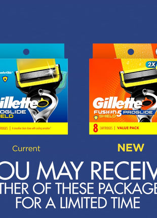 Gillette ProGlide Shield Razor Refills for Men, 8 Blade Refills
