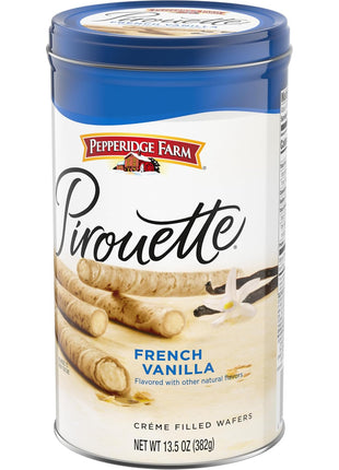 Pepperidge Farm Pirouette French Vanilla Flavored Filled Wafers, 13.5 Oz
