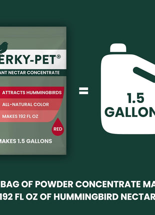 Perky-Pet Hummingbird Instant Nectar Powder Concentrate - 2 lb Bag - 244SFB - Makes 192 oz of Humming bird Liquid Food Nectar - 100% Sucrose