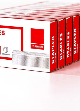 Leven 5,000 Staples - Fits 60 Sheet Capacity Stapler, 3/8 inch Leg Length
