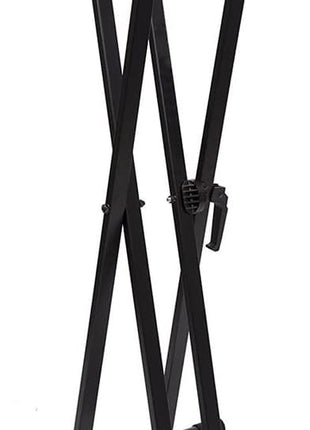 RockJam Xfinity Double X Keyboard Stand, Pre-Assembled & Adjustable | Pre-assembled double X keyboard stand with safety lock and straps for full size digital pianos, lessons and stage