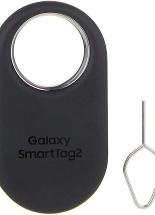 Samsung SmartTag2 (2023) Bluetooth + UWB, IP67 Water and Dust Resistant, Findable via App, 1.5 Year Battery Life - Black (International Version)
