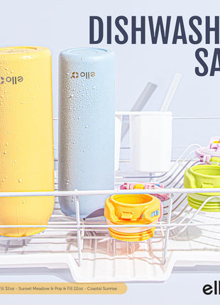 Ello Pop & Fill 22oz Stainless Steel Water Bottle with Quick Fill Technology, Double Walled and Vacuum Insulated Metal, Leak Proof Locking Lid, Sip and Chug, Reusable, BPA Free, Pistachio