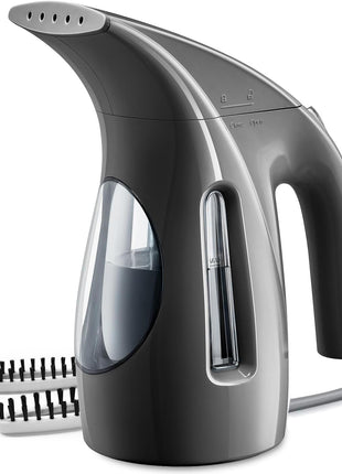 HiLIFE Steamer for Clothes, Portable Handheld Design, 240ml Big Capacity, 700W, Strong Penetrating Steam, Removes Wrinkle, for Home, Office(ONLY FOR 120V)-Black