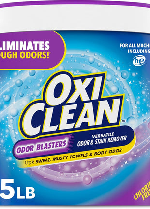 OxiClean Odor Blasters Versatile Odor and Laundry Stain Remover Powder, 5 lb