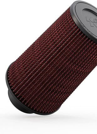 K&N High-Flow Original Lifetime Universal Clamp-On Air Filter: High Performance, Premium, Washable: Flange Diameter: 3 In, Filter Height: 9 In, Flange Length: 1.75 In, Shape: Round Tapered, RE-0810