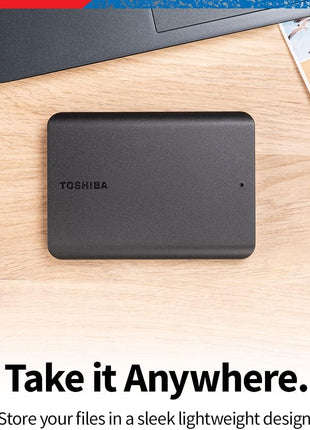 Toshiba Canvio Basics 4TB Portable External Hard Drive USB 3.0, Black - HDTB540XK3CA