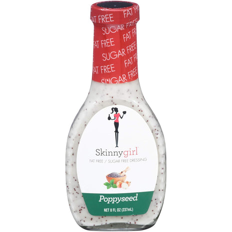 Skinnygirl Sugar Free Gluten Free Salad Dressing, Poppyseed, 8 Ounce