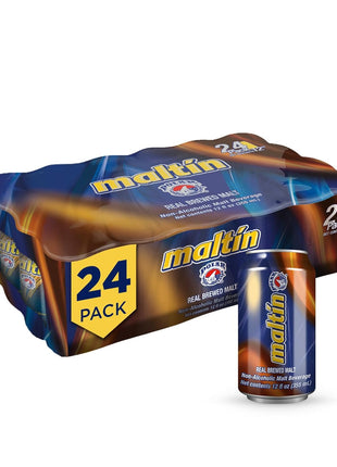 Maltin Polar Non-Alcoholic Malt Beverage – Natural Cane Sugar Drink (24-Pack)