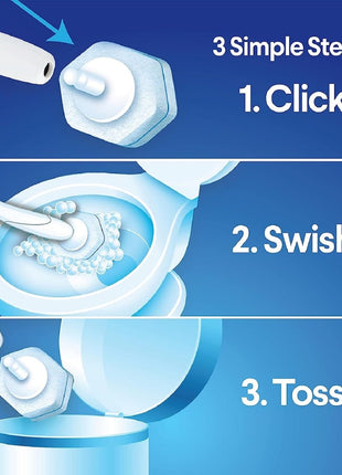 Clorox ToiletWand Disinfecting Refills, Rainforest Rush, Dorm Room Essentials, 30 Ct