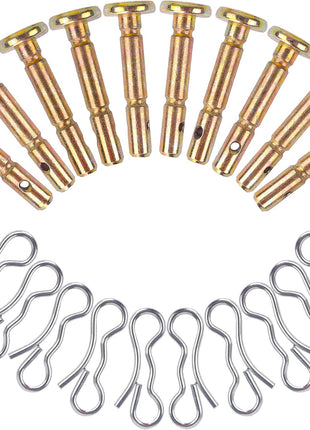 Shear Pins and Cotters Pins (10 Pairs) for 738-04124A Troy Bilt 714-04040 738-04124 Snowblowers Replacement