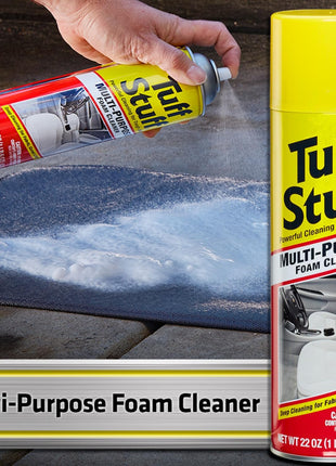 Tuff Stuff Multi-Purpose Foam Cleaner, Use on Car Interior, Furniture, Carpet, 22 Oz Each