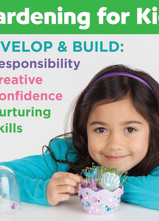 Creativity for Kids Mini Garden: Mermaid Terrarium Kit - Mermaid Gifts for Girls, Crafts and Toys, Stocking Stuffers for Kids (Ages 6+)
