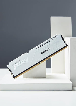 Kingston FURY Beast White 64GB (2x32GB) 6000MT/s CL36 DDR5 EXPO DIMM Overclocking AMD EXPO Kit of 2 KF560C36BWEK2-64