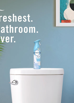 Febreze Air Mist Air Freshener Spray, Odor Fighting Room Spray, Air Fresheners for Home and Bathroom and Kitchen, Aerosol Can, Linen & Sky Scent, 8.8oz, 2 Count