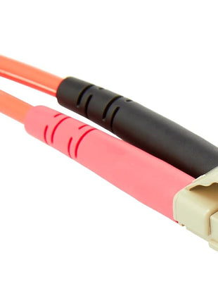 StarTech.com 1m Fiber Optic Cable - Multimode Duplex 50/125 - LSZH Fiber Jumper Cord - LC/ST