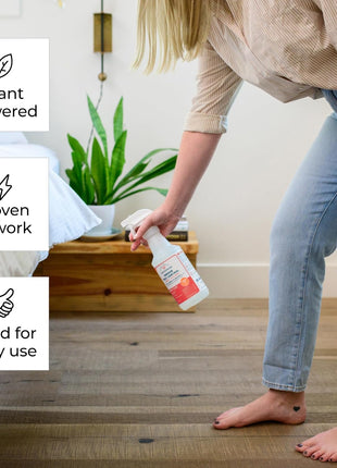 Wondercide - Indoor Pest Control Spray for Home and Kitchen - Ant, Roach, Spider, Fly, Flea, Bug Killer and Insect Repellent - with Natural Essential Oils - Pet and Family Safe— Peppermint 32 oz