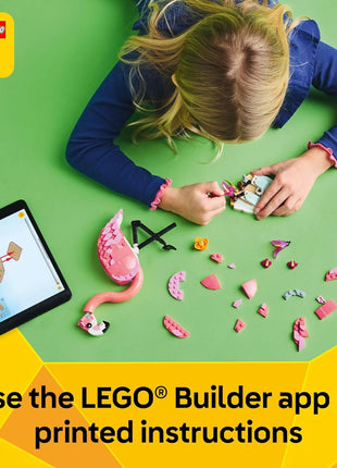 LEGO Creator 3 in 1 Wild Animals: Pink Flamingo Animal Building Toy - Playset with 3 Build Options, Pink Flamingo, Cockatoo, or Axolotl - Learning Toy for Kids, Ages 8+ - 31170
