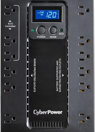CyberPower EC850LCD Ecologic UPS Battery Backup and Surge Protector