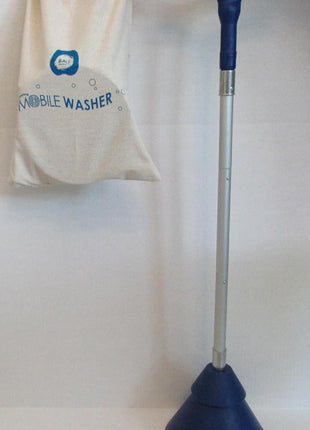 Portable Hand Powered High Efficiency Clothes Washing Machine - Improved Heavy Duty Riveted Metal Threads