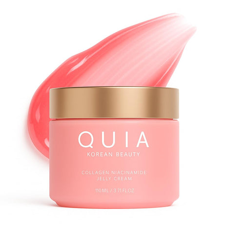 QUIA Collagen Jelly Cream– Fast-Absorbing Glow Under Makeup- Plumper Skin