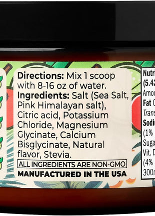 Santa Cruz Paleo Electrolyte Powder, Cherry Limeade, Sugar Free Hydration Drink Mix with Himalayan Pink Salt, Sea Salt, Magnesium Glycinate, Potassium Chloride, Sweetened with Stevia, 30 Servings