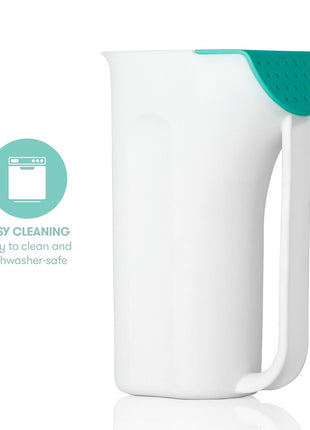 Control The Flow Rinser by Frida Baby Bath Time Rinse Cup with Easy Grip Handle and Removable Rain Shower