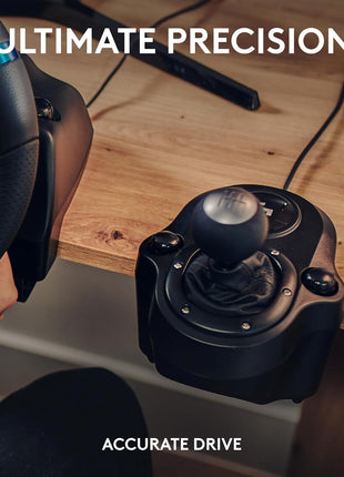 Logitech G Driving Force Shifter – Compatible with G29, G920 & G923 Racing Wheels for-PlayStation 5, Playstation 4, Xbox-Series X|S, Xbox-One, and-PC