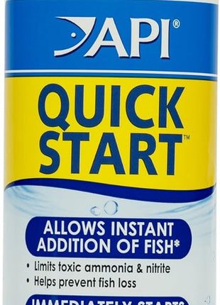 API QUICK START Freshwater and Saltwater Aquarium Nitrifying Bacteria 16-Ounce Bottle
