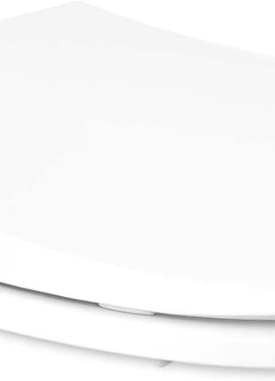 KOHLER 4636-RL-0 Cachet ReadyLatch Elongated Toilet Seat Slow Close, Soft Close Toilet Seat Quiet Lid, Contoured Grip-Tight Bumpers Installation Hardware, Apartment Essentials, White