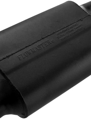 Flowmaster 942043 40 Delta Flow Muffler - 2.00 Offset In and 2.00 Offset Out - Aggressive Sound
