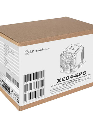 Silverstone Technology XE04-SP5 Black Fan Shroud 4U Server/Workstation CPU Cooler for Socket SP5, SST-XE04-SP5B