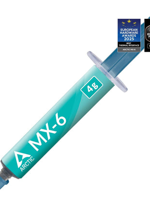 ARCTIC MX-6 (4 g) - Ultimate Performance Thermal Paste for CPU, Consoles, Graphics Cards, laptops, Very high Thermal Conductivity, Long Durability, Non-Conductive