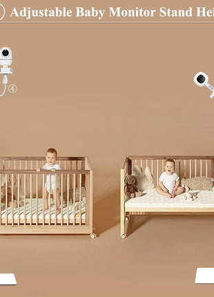 Baby Monitor Floor Stand Holder Mount Compactible for Nanit Pro & Flex Stand,Infant Optics DXR-8 Pro,VTech,Momcozy,HelloBaby,VAVA,nooie IPC100,Motorola VM75/VM50G/VM44