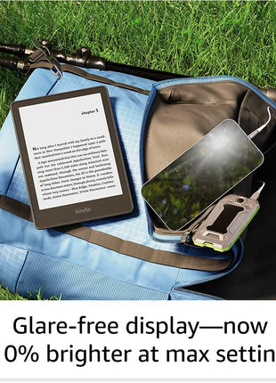 Amazon Kindle Paperwhite (16 GB) – Now with a larger display, adjustable warm light, increased battery life, and faster page turns – Black