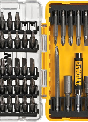 DEWALT Screwdriver Bit Set with Tough Case, 45-Piece (DW2166), Grey/Silver Screwdriving Set with Tough Case