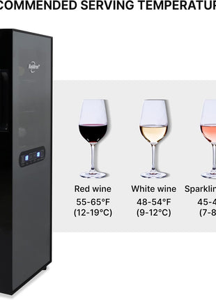 Koolatron Urban Series 12 Bottle Wine Cooler Refrigerator Dual Zone Thermoelectric Wine Fridge Freestanding Wine Cellar for Red White Sparkling Wine Ideal for Kitchen Apartment RV