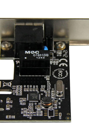 StarTech.com 1 Port PCIe Network Card - Low Profile - RJ45 Port - Realtek RTL8111H Chipset - Ethernet Network Card - NIC Server Adapter Network Card (ST1000SPEX2L)