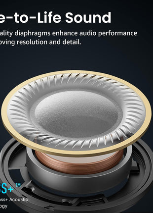 TOZO A1 Wireless Earbuds Bluetooth 5.3 Light Weight in Ear Headphones | IPX5 Waterproof, 2 Mics for AI Calls, Immersive Premium Sound Bass Ear buds with Charging Case, 32 Presets EQ via TOZO App