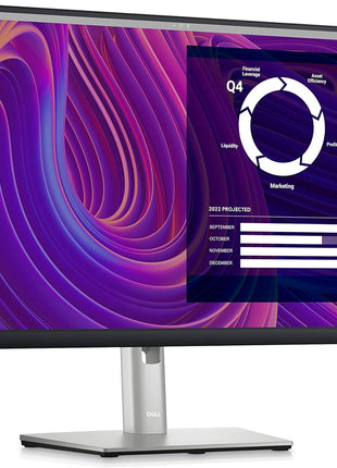 Dell P2423D Monitor - 23.80-inches QHD (2560 x 1440) 60Hz Display, sRGB 99%, 5ms Response Time, HDMI/DP/USB 3.2 Gen 1 Connectivity, Height/Tilt/Swivel/Pivot Adjustability, 16.7 Million Colors - Black