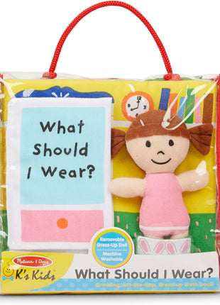 Melissa & Doug Soft Activity Baby Book - What Should I Wear?