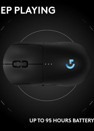 Logitech G PRO 2 Lightspeed Wireless Gaming Mouse, Right- or Left-Handed Mouse with up to 4 Customizable and Switchable Magnetic Side Buttons, 44K DPI Sensor, USB-C Charging, for PC/Mac - Black